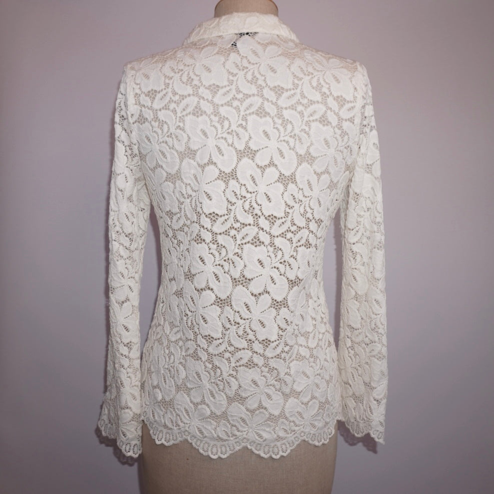 BCBG Lace Blouse (M)