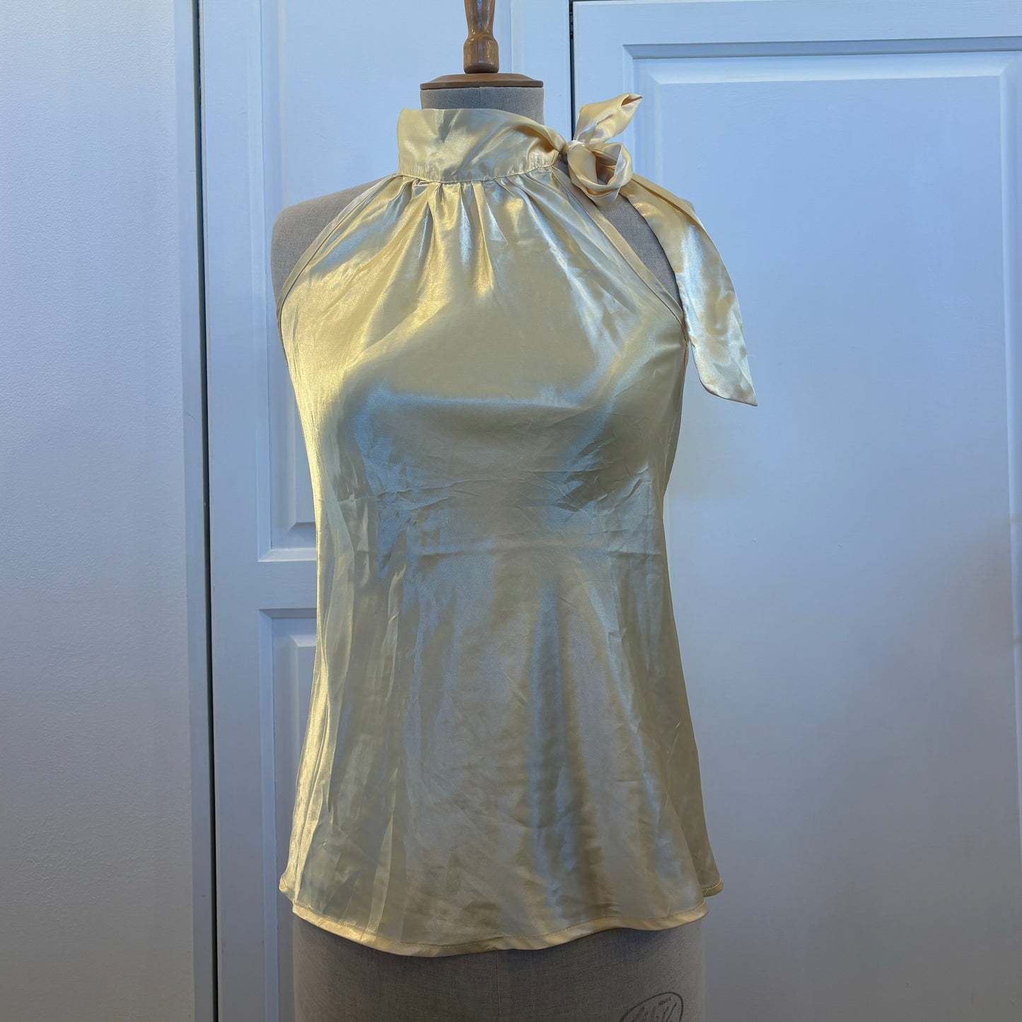 Satin Bow Top (S)