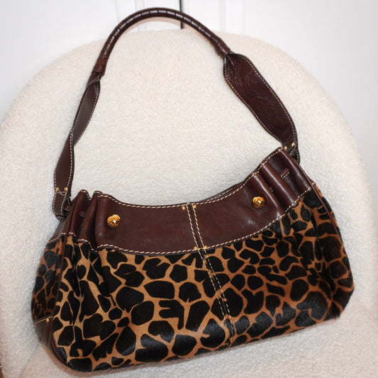 Animal Print Leather Purse