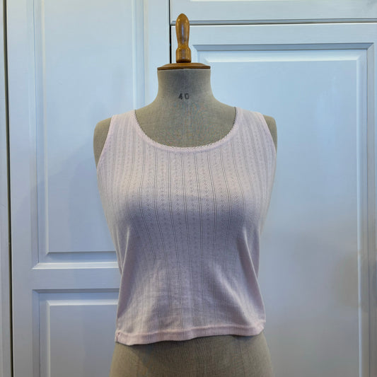 Babypink Pointelle Top (M)