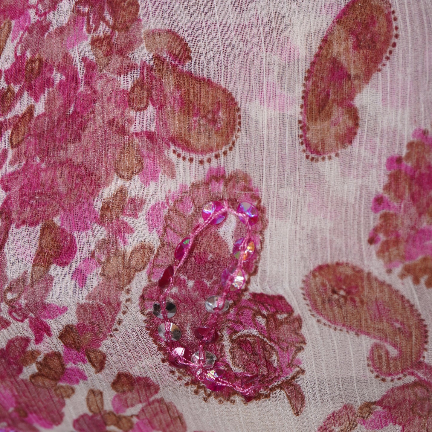 Paisley Sequin Skirt (L)