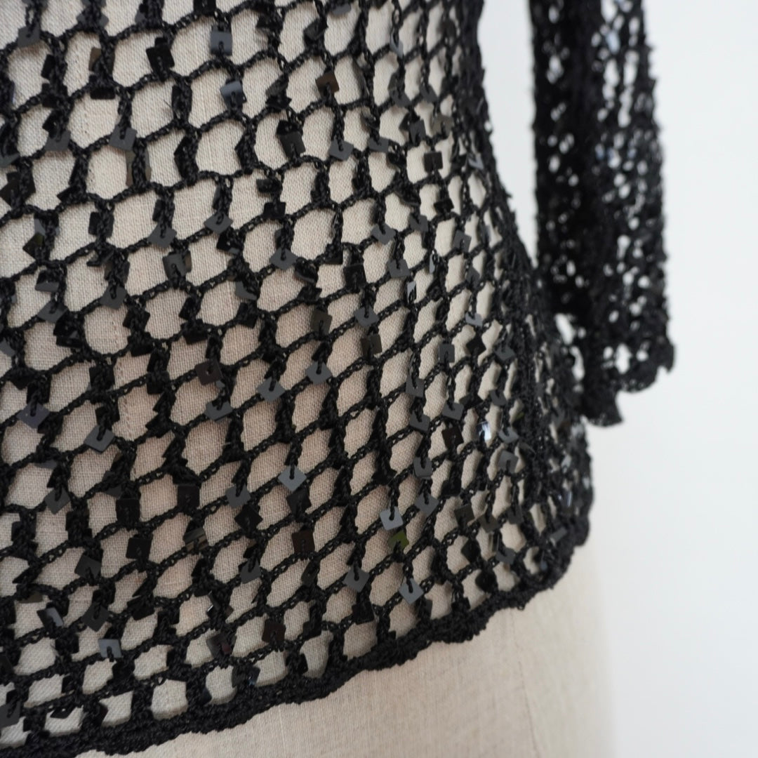 Sequin Crochet Top (S)