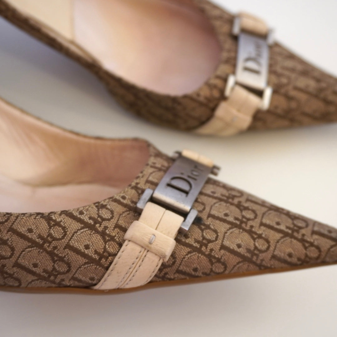 Dior Monogram Heels (38)