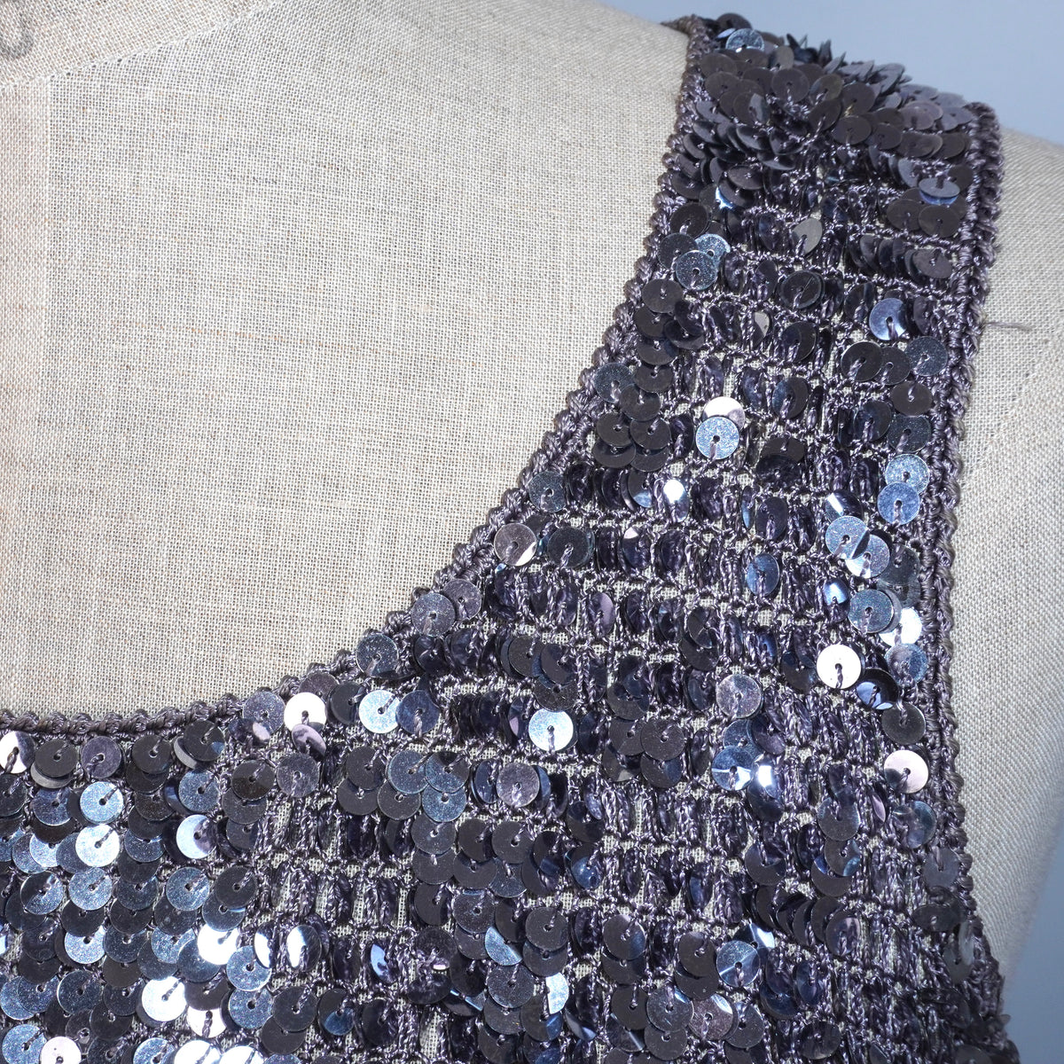Sequin Crochet Cami (M)