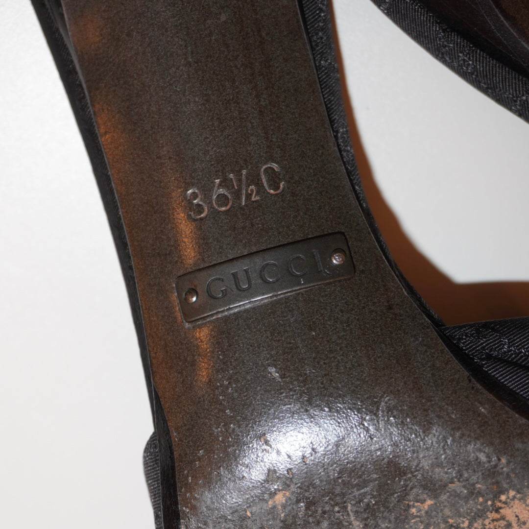 Gucci Monogram Mules (36.5)