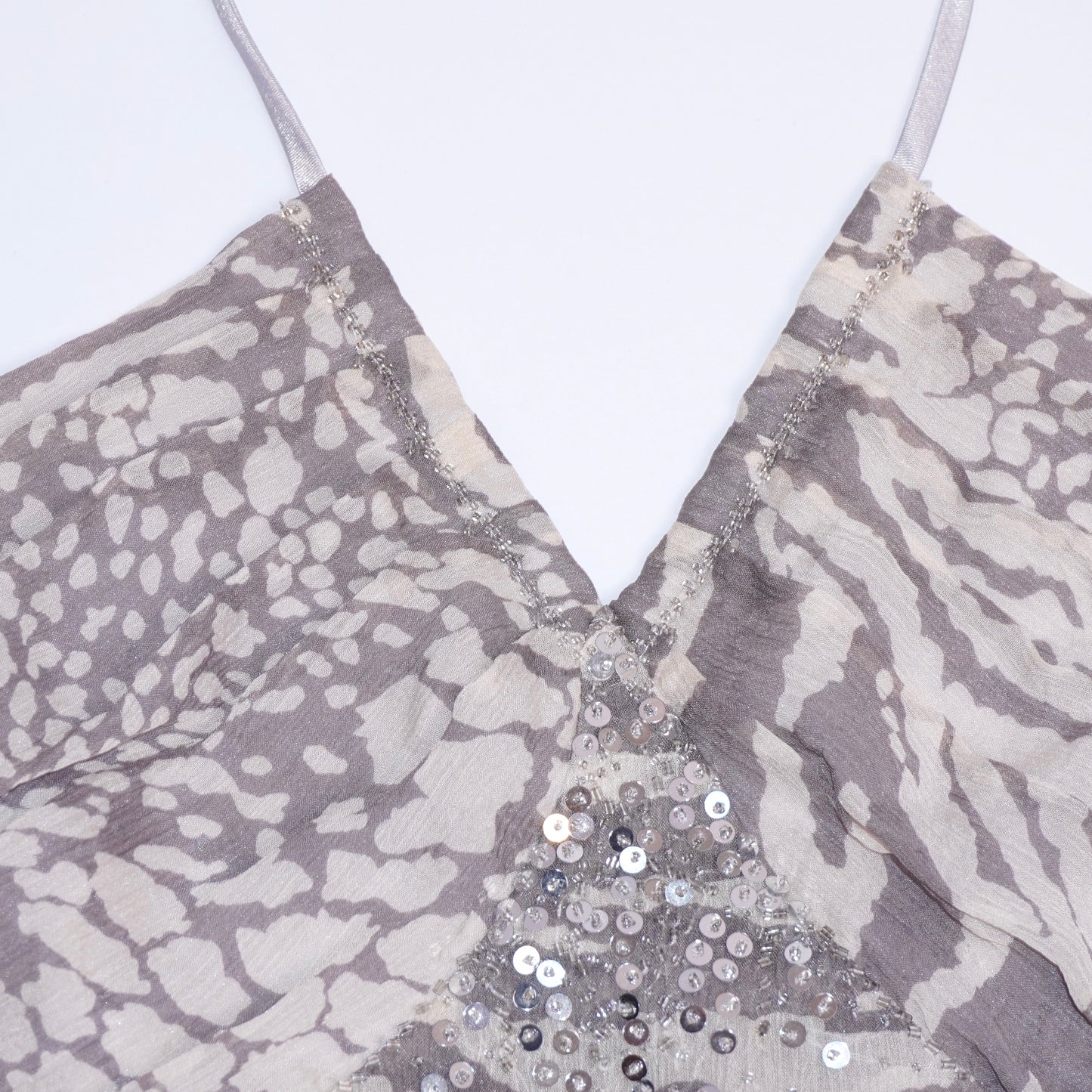 Silk Beaded Top (XS)