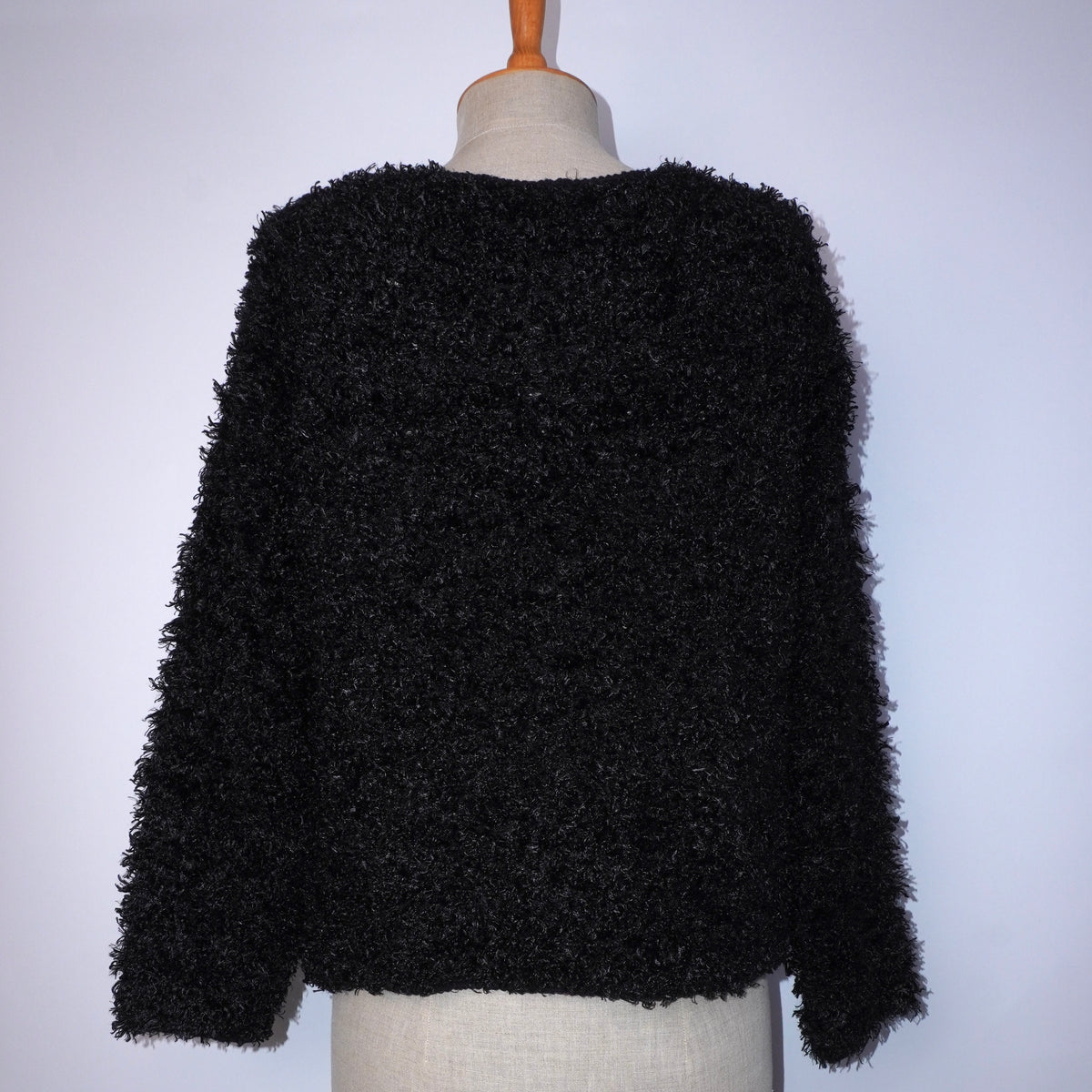 Fuzzy Tie Cardigan (M)