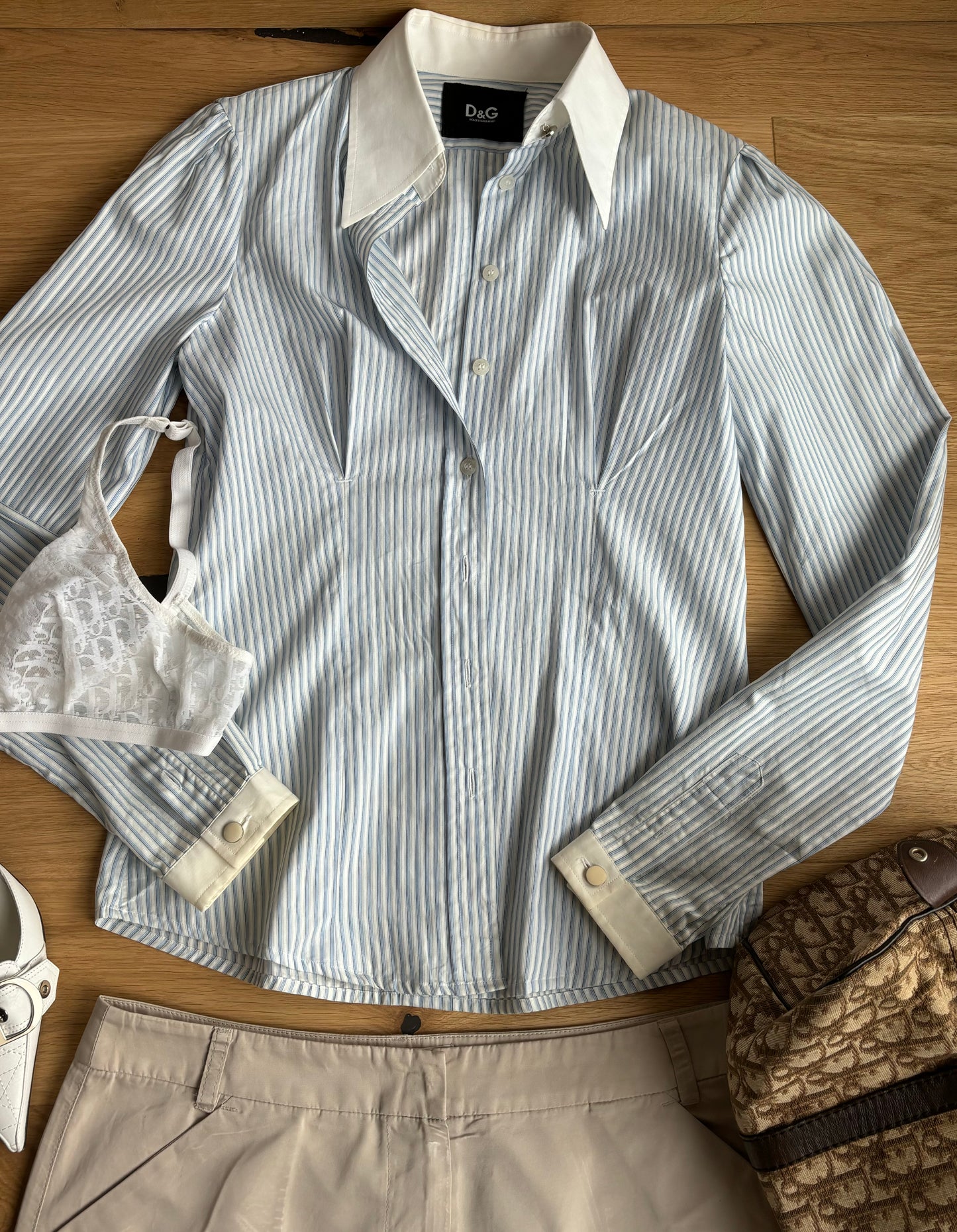 Dolce & Gabbana Pinstripe Blouse (S)