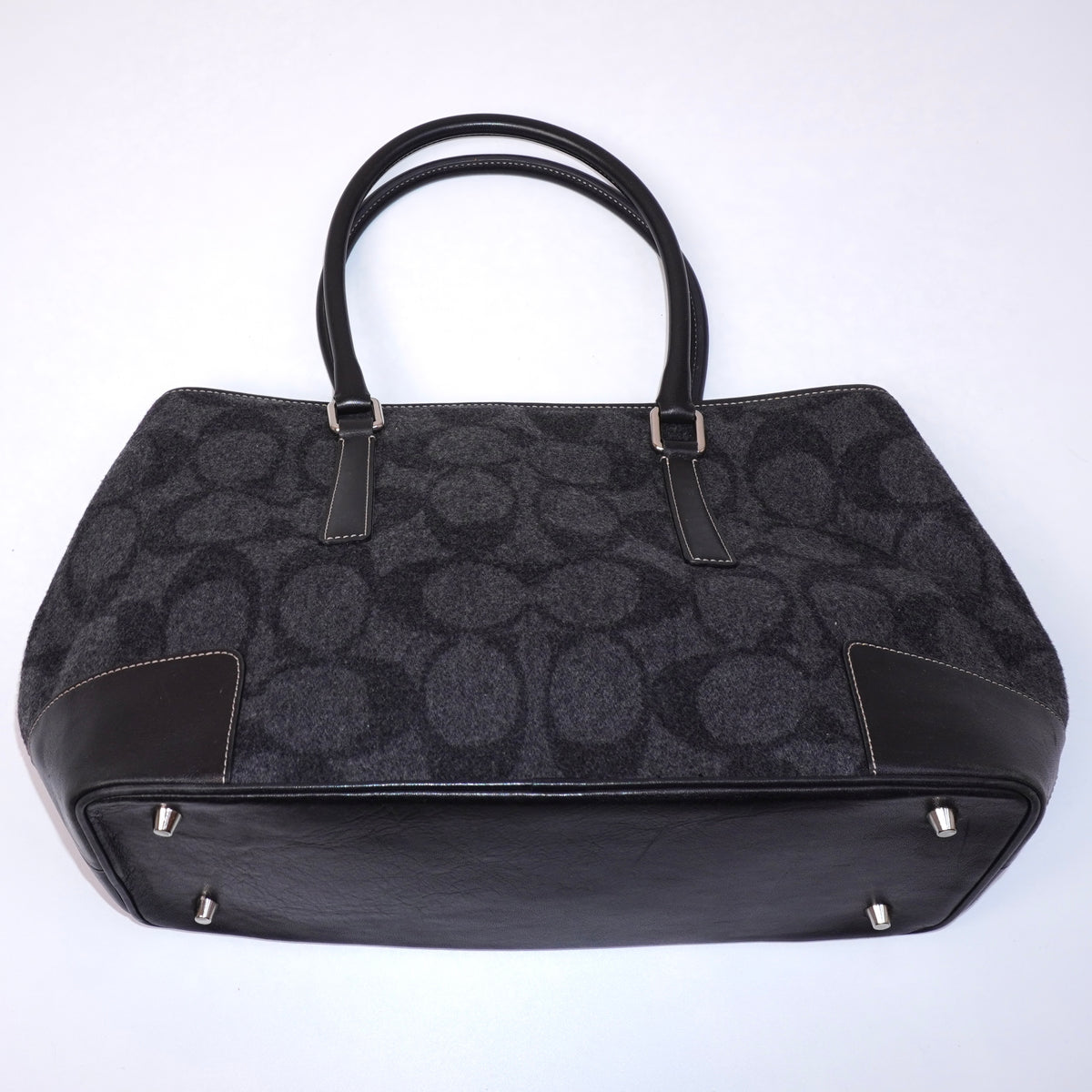 Coach Wool Monogram Purse