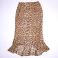 Leopard Trumpet Skirt (M)