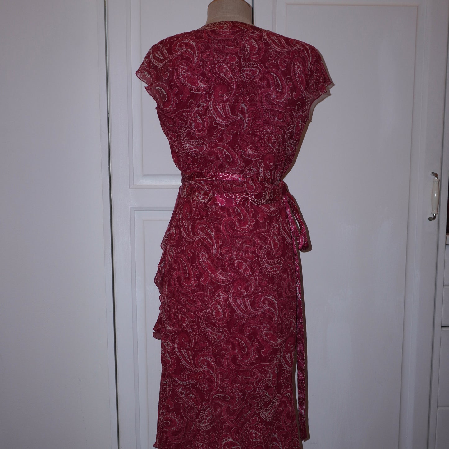 Silk Wrap Dress (S)