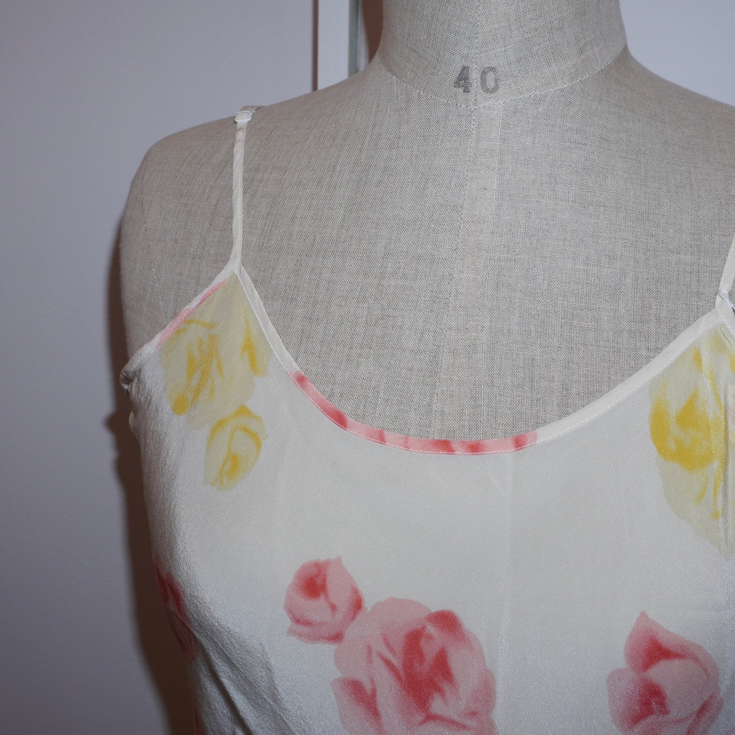 Silk Floral Cami Top (L)