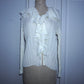 Ruffle Pleated Blouse (L)