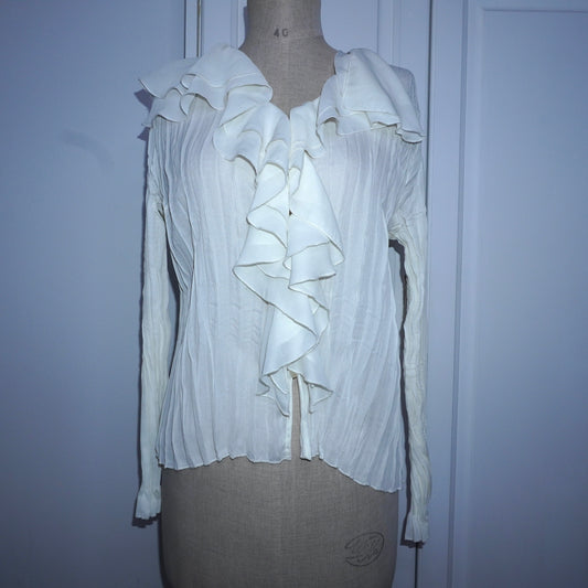 Ruffle Pleated Blouse (L)