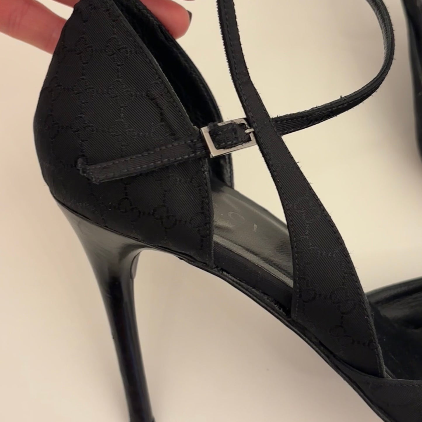 Gucci Monogram Heels (40.5)