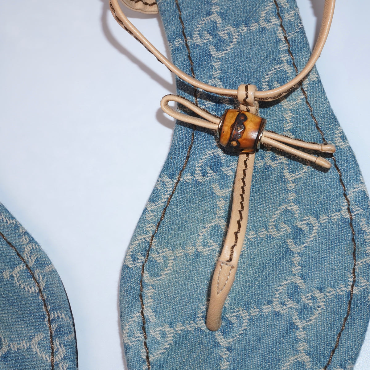 Gucci Denim Sandals (38)