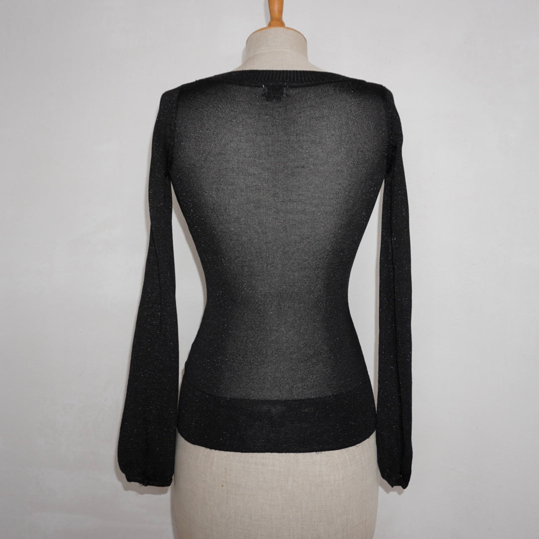 Glittery Knit Top (XS)