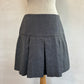 Pleated Herringbone skirt (M)
