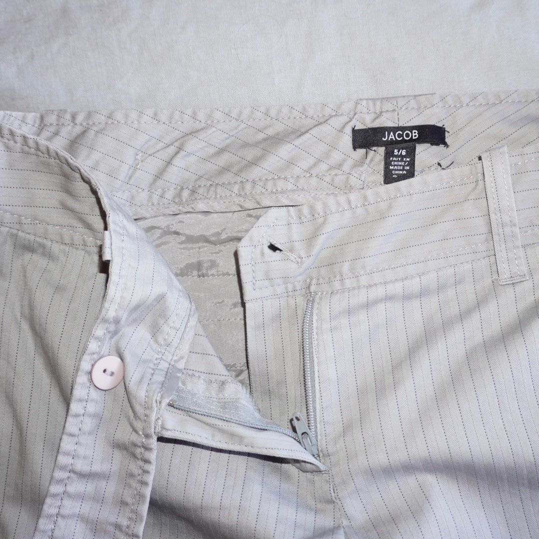 Pinstripe Bootcut Trousers (S)
