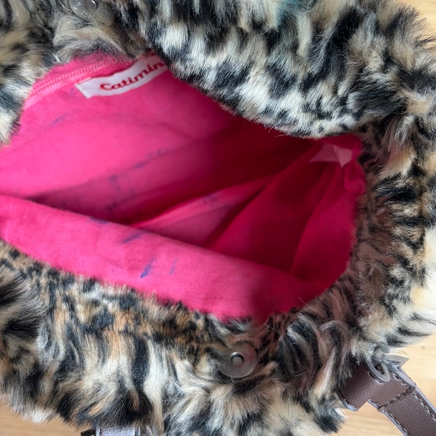 Leopard Fur Purse