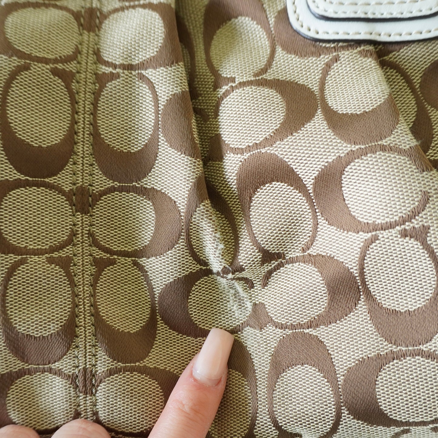 Coach Monogram Tote Purse
