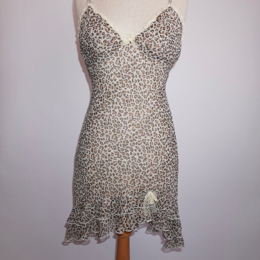 Leopard Slip Dress (M)