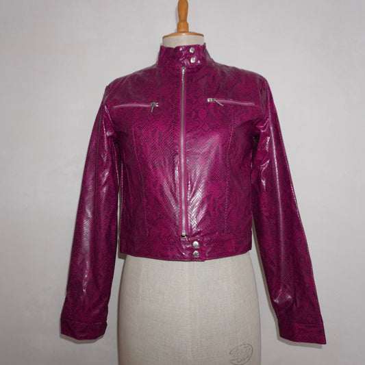 Snakeskin Print Jacket (M)