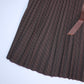 Pinstripe Pleated Skirt (M)