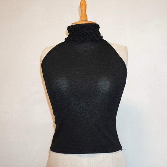 Ruffle Neck Top (S)