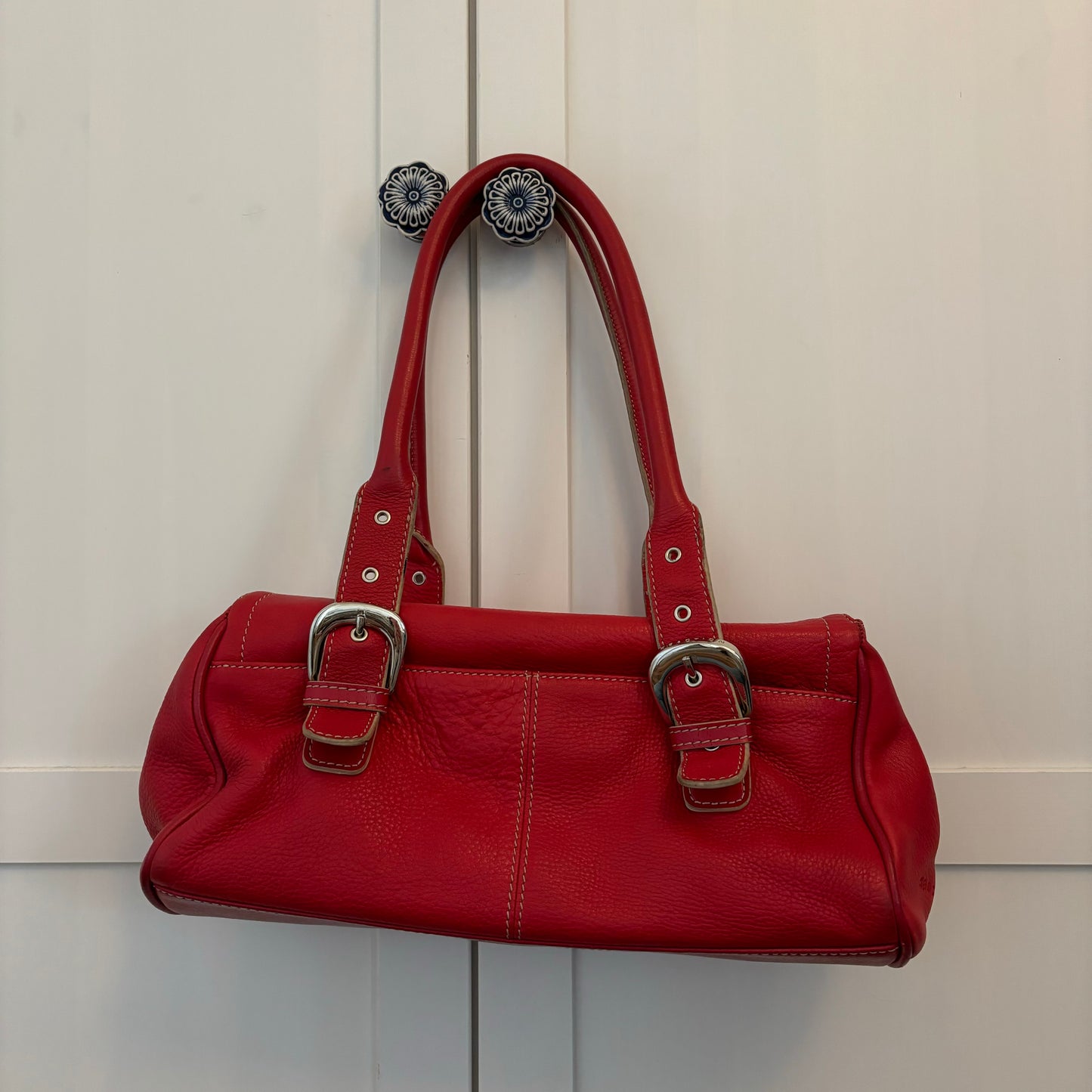 Red Leather Purse