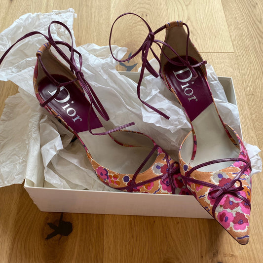 Floral Dior heels (40)