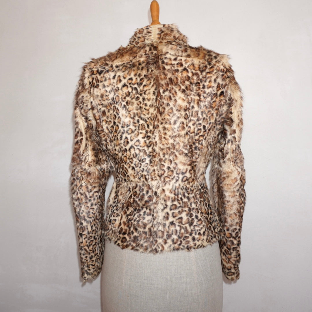 Leather Fur Jacket (M)