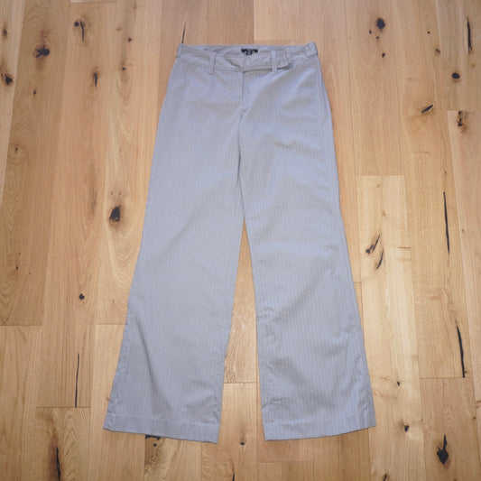 Pinstripe Bootcut Trousers (S)