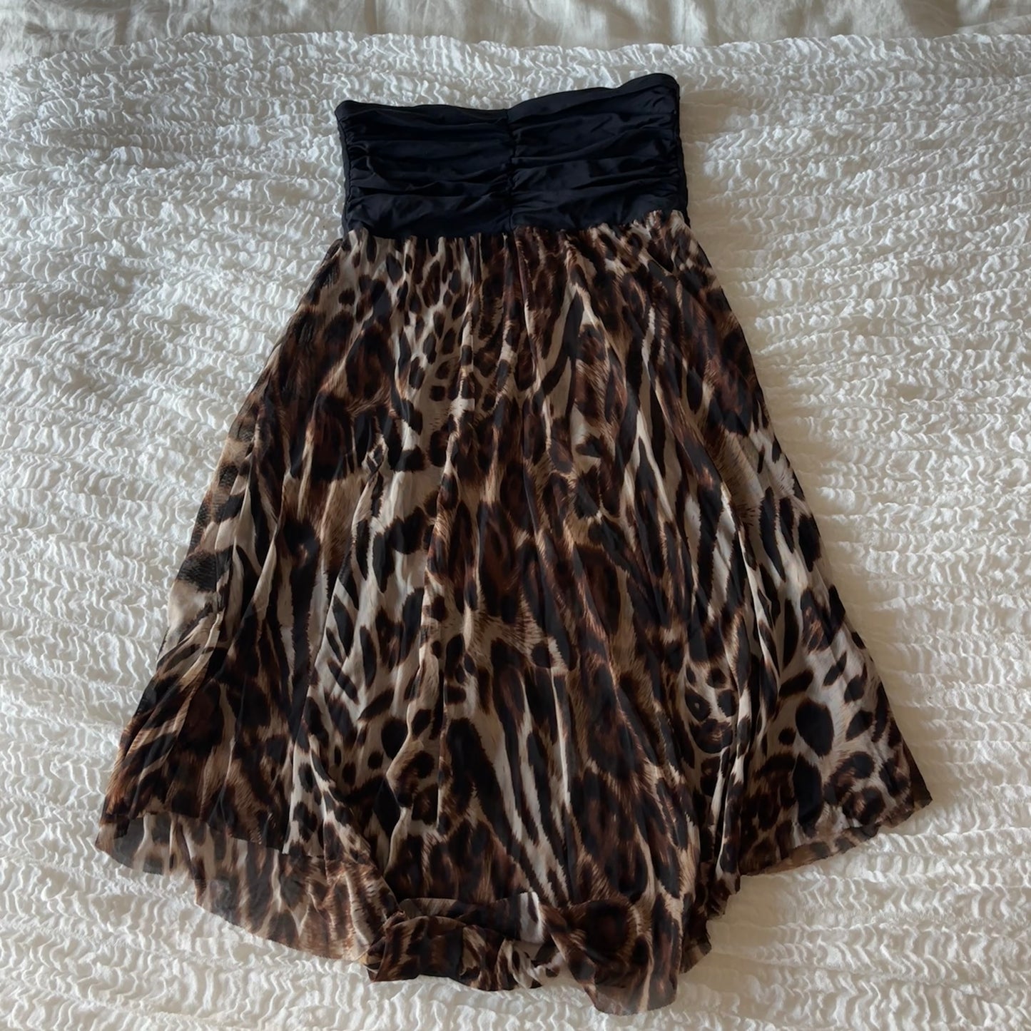 Leopard Print Dress (XS)