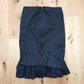 Pinstripe Ruffle Skirt (XS)