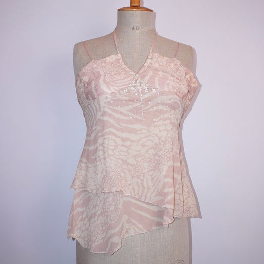 Silk Beaded Top (XS)