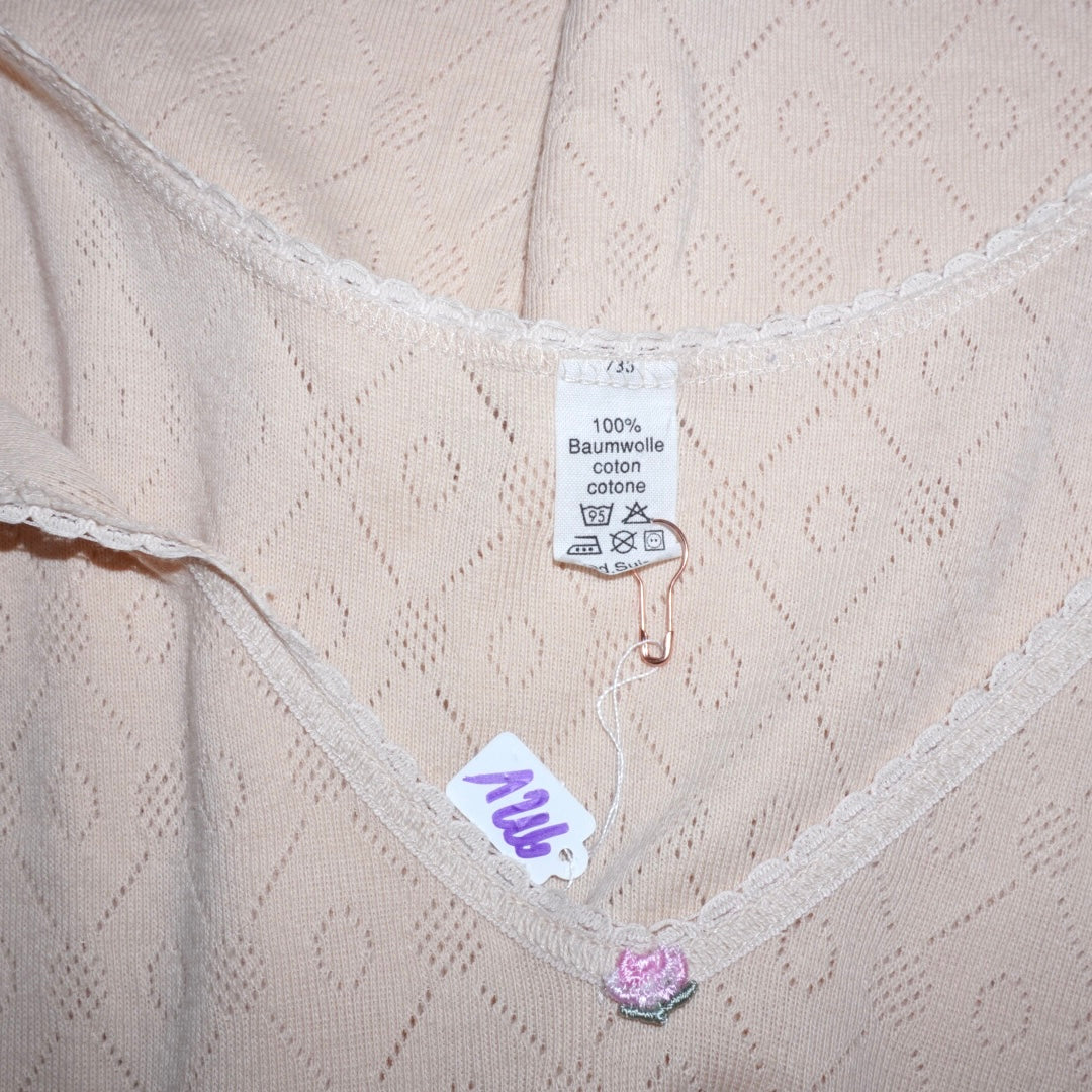 Pointelle Top (S)