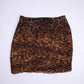 Silk Leopard Miniskirt (XS)