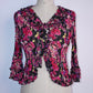 Beaded Ruffle Blouse (S)
