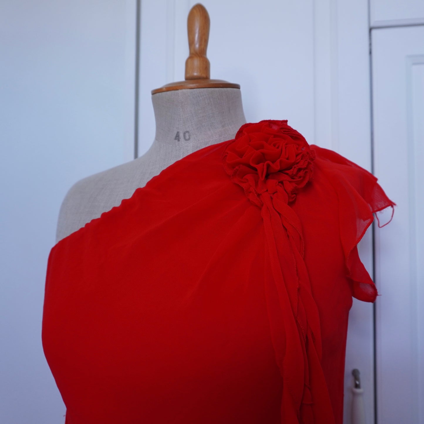 Floral Ruffle Top (XS/S)