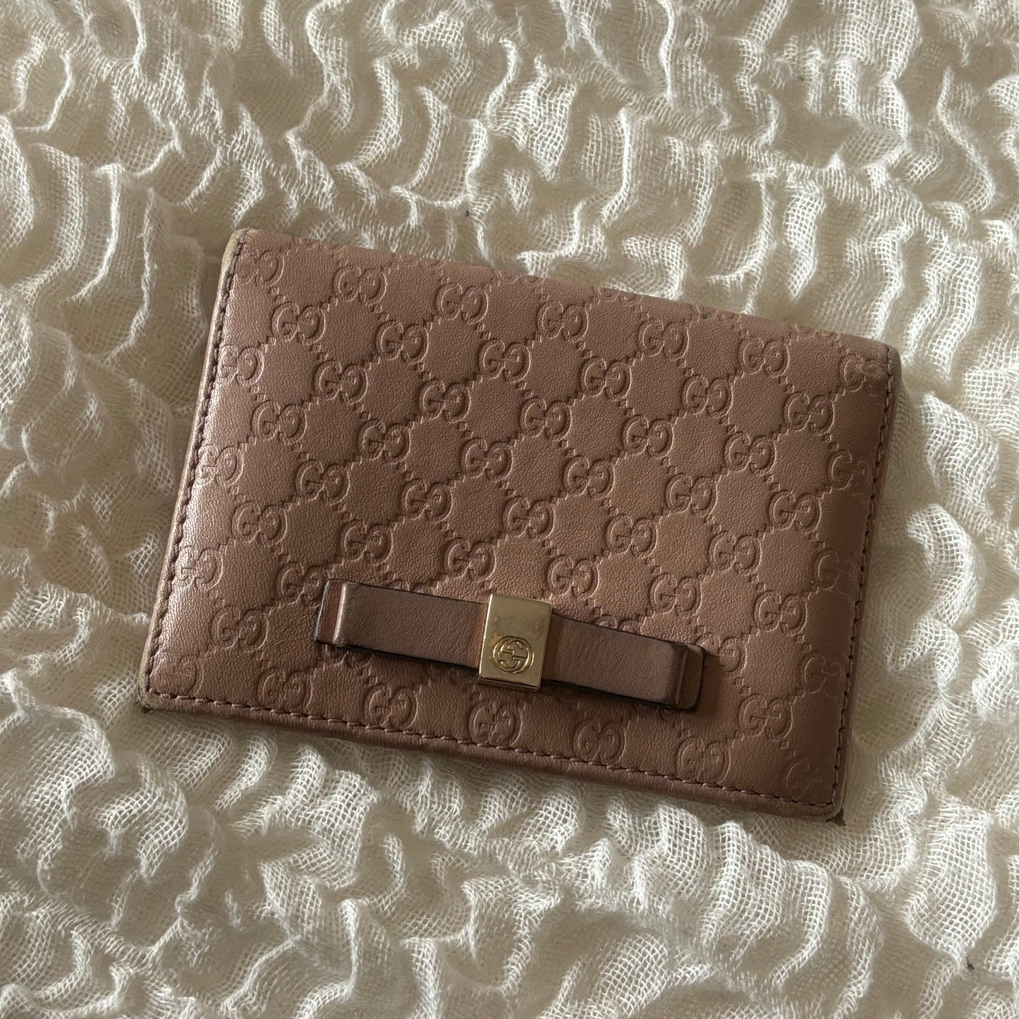 Gucci Guccissima Pink Wallet