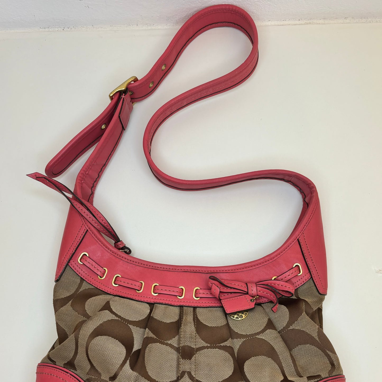 Coach Monogram Bow Purse