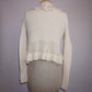 Creme Ruffle Cardigan (M)