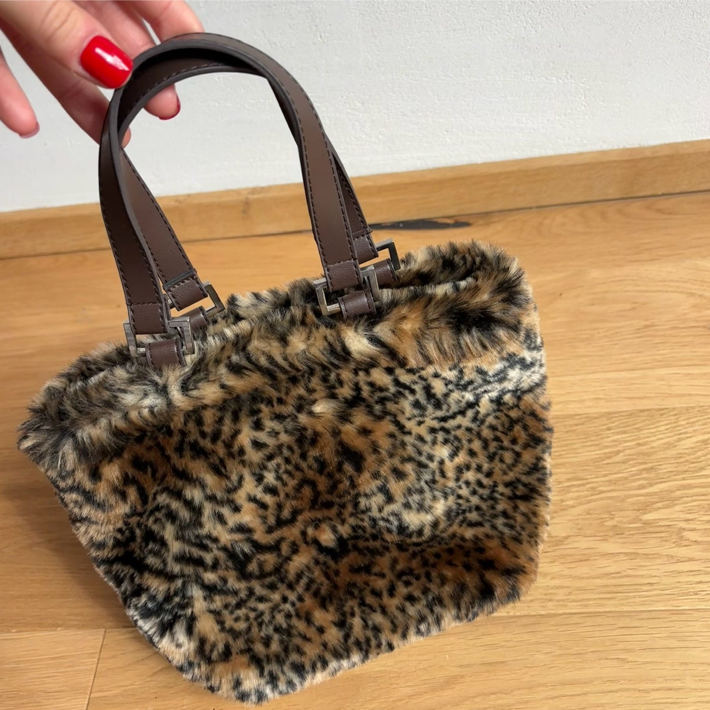 Leopard Fur Purse