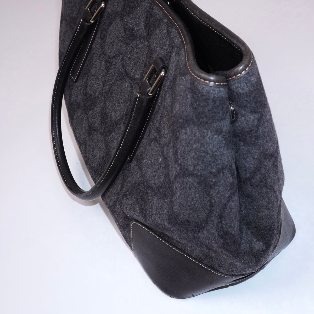 Coach Wool Monogram Purse