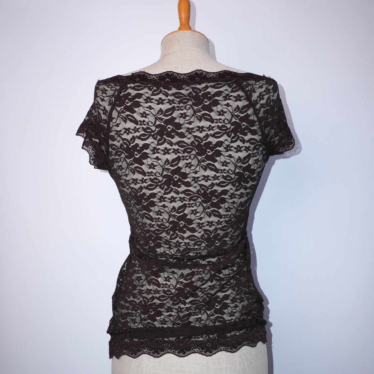 Brown Lace Top (M)