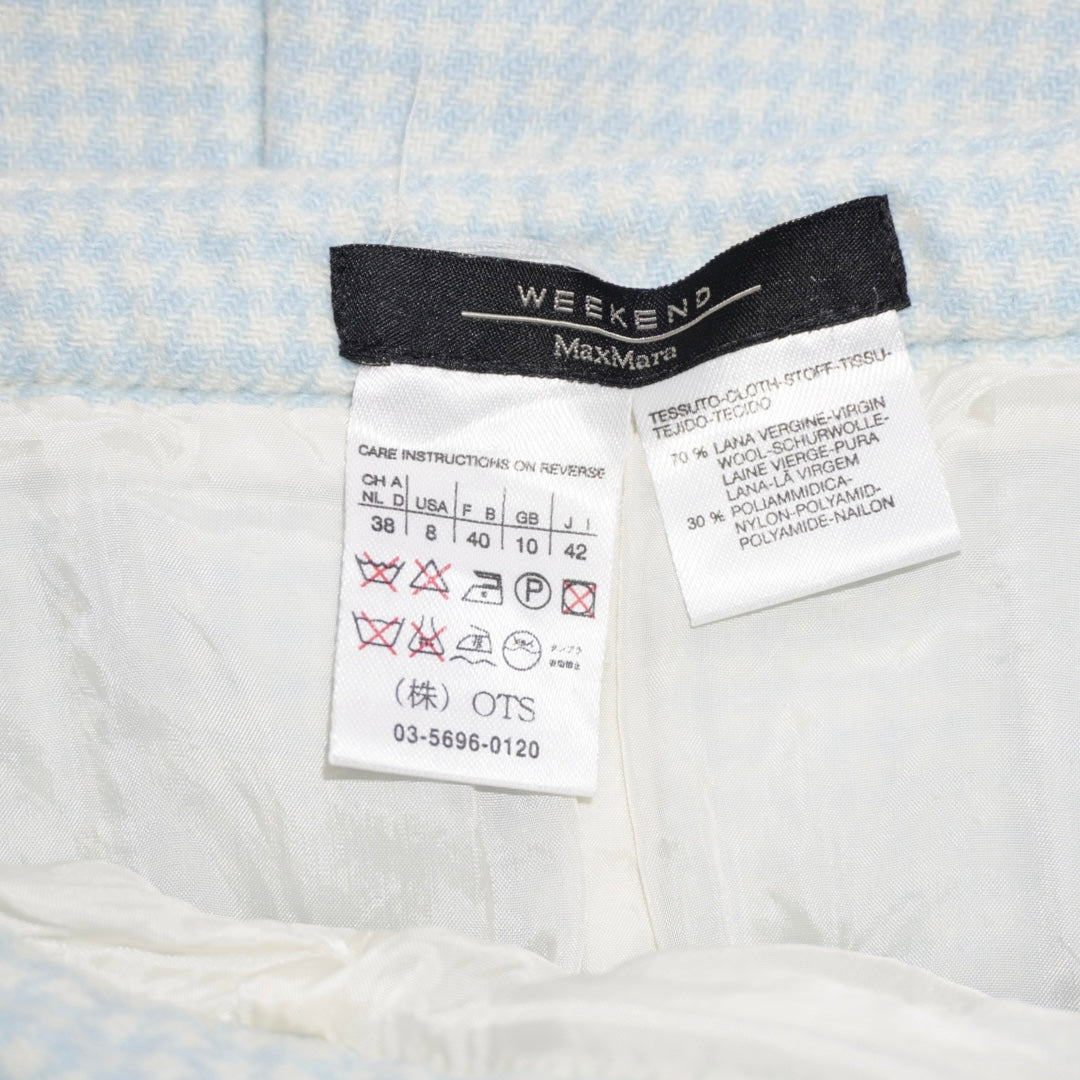 Herringbone Wool Skirt (M)