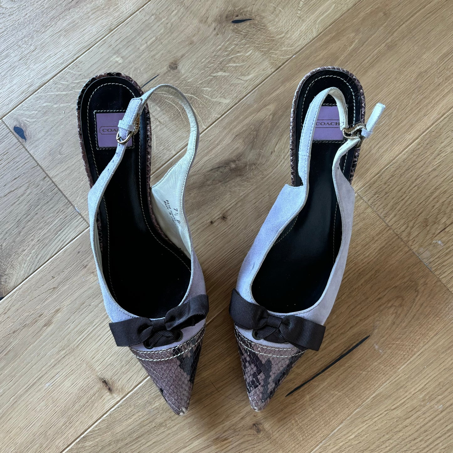 Coach Slingbacks (37.5)