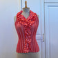 Ruffle Beaded Top (S)