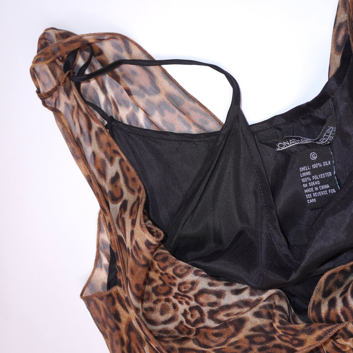Silk Leopard Dress (XL)